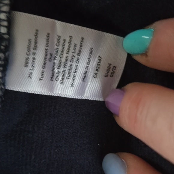 Talbots "Curvy" boot cut navy cords 32 inseam sz 2 - Picture 7 of 7